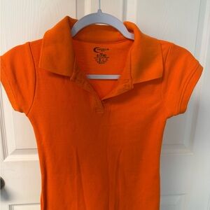 Kids Orange Polo Shirt